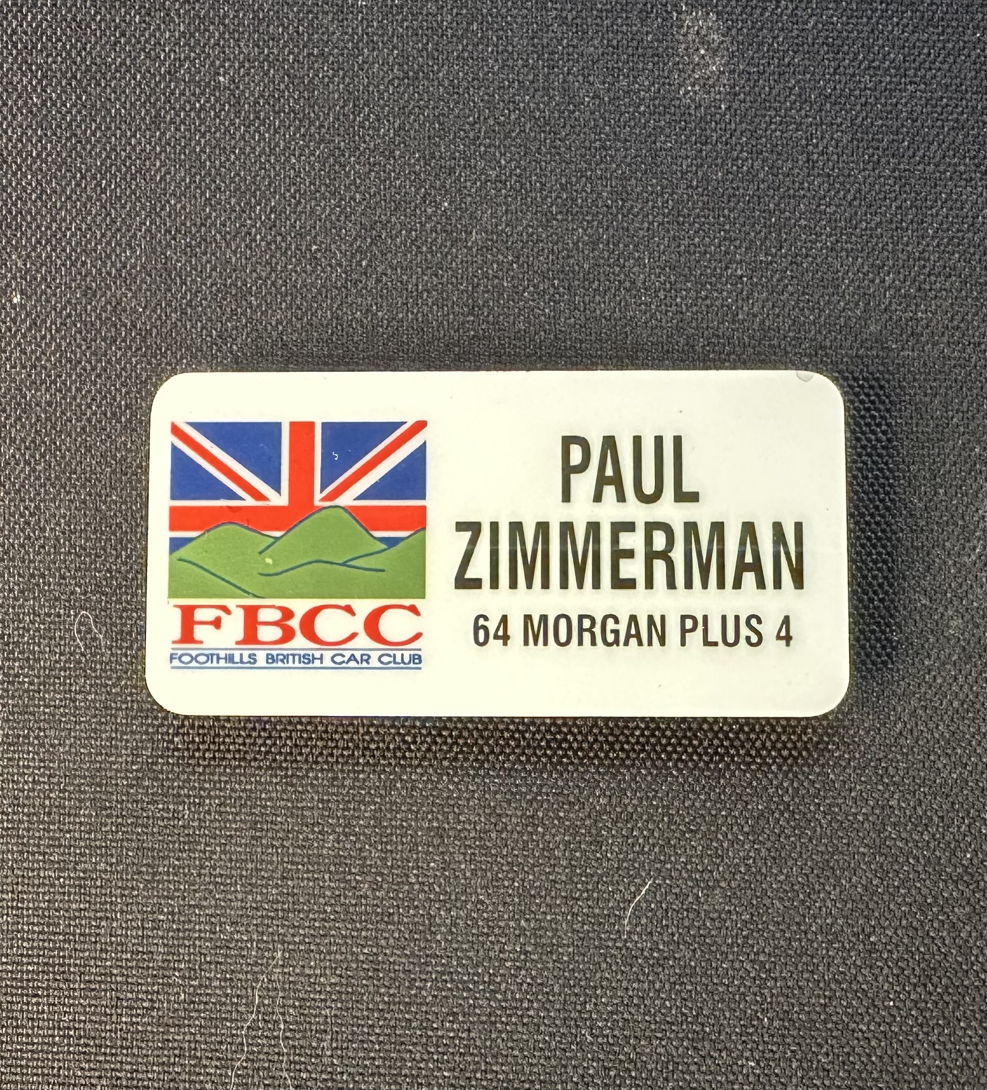 Magnetic Name Tag Order Form